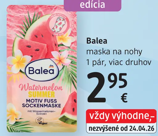 Balea maska na nohy