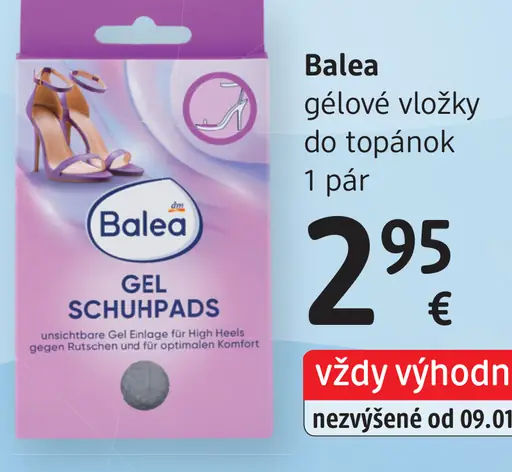 Balea gélové vložky do topánok