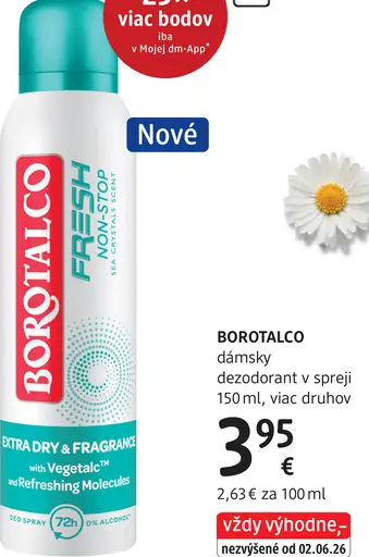 Borotalco dámsky dezodorant v spreji
