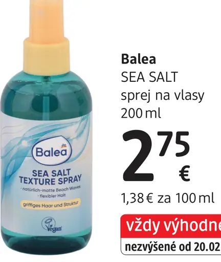 Balea SEA SALT sprej na vlasy