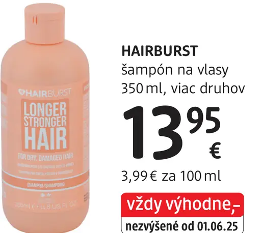 Hairburst šampón na vlasy