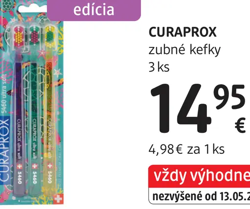 Curaprox zubné kefky limitovaná edícia