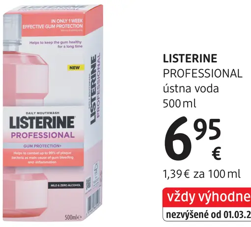 Listerine Professional ústna voda