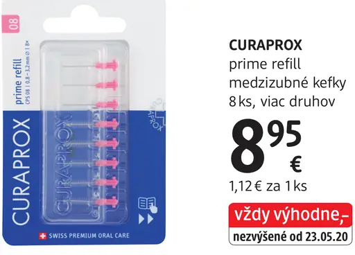 Curaprox prime refill medzizubné kefky