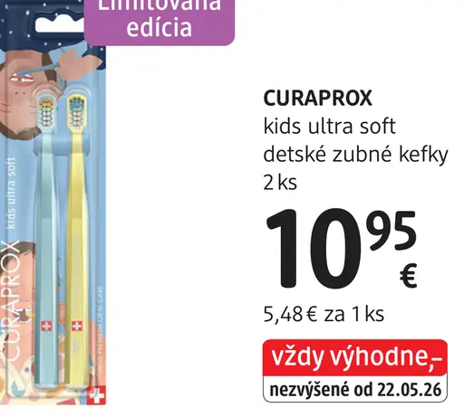 Curaprox Kids Ultra Soft detské zubné kefky