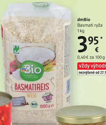 DmBio Basmati ryža