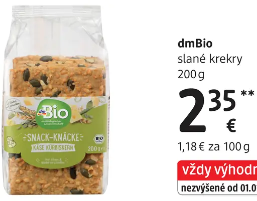 DmBio slané krekry