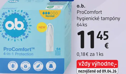 O.b. ProComfort hygienické tampóny