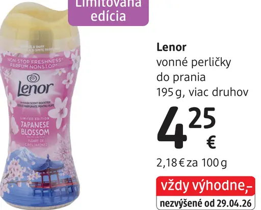 Lenor vonné perličky do prania