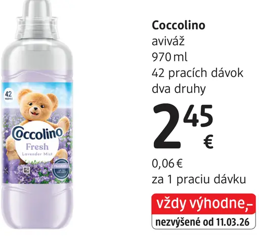 Coccolino aviváž