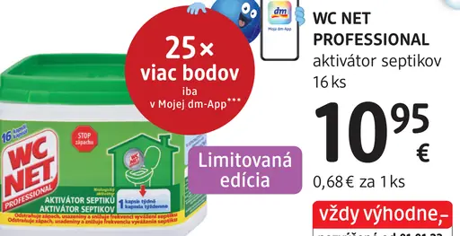 WC Net Professional aktivátor septikov