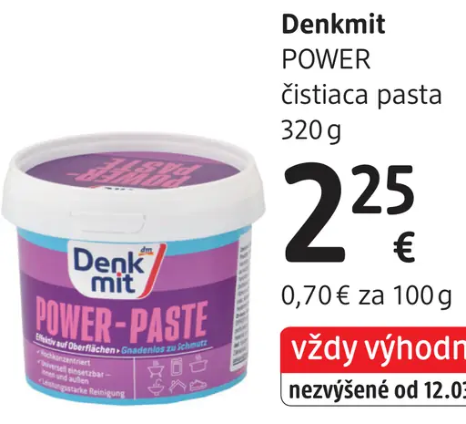 Denkmit Power čistiaca pasta