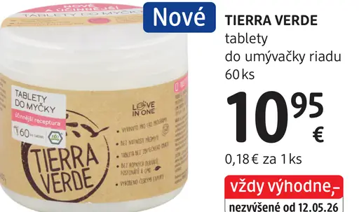 Tierra Verde tablety do umývačky riadu