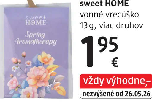 SWEET HOME vrecúško