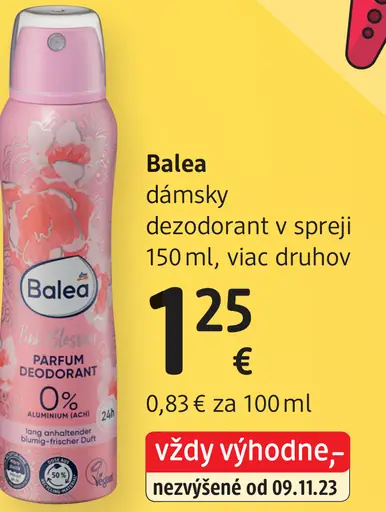 Balea dámsky dezodorant v spreji, viac druhov