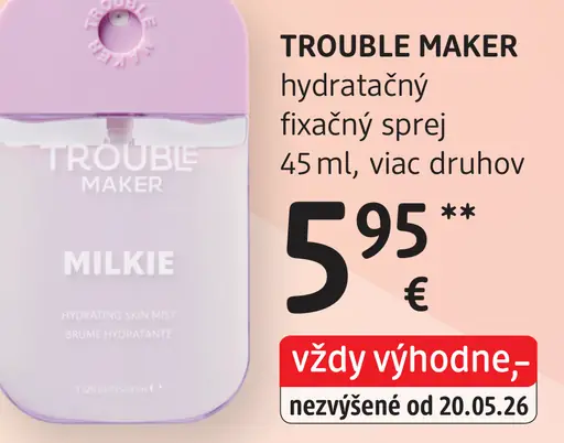 Trouble Maker hydratačný fixačný sprej