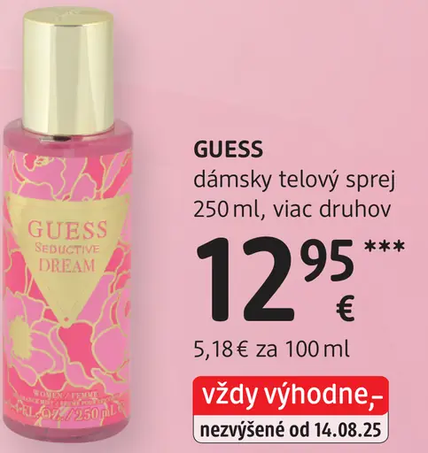 Guess dámsky telový sprej