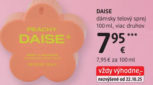 DAISE dámsky telový sprej