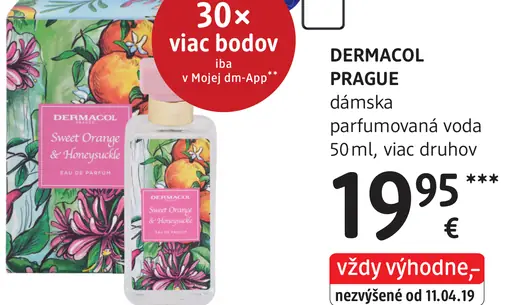 Dermacol Prague dámska parfumovaná voda, viac druhov