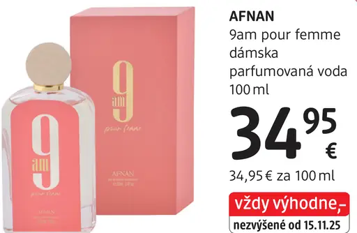 Afnan 9am pour femme dámska parfumovaná voda