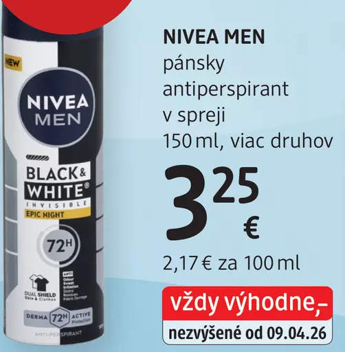 Nivea Men pánsky antiperspirant v spreji