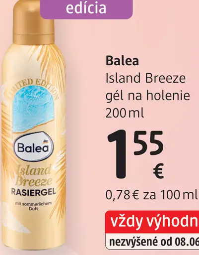 Balea Island Breeze gél na holenie