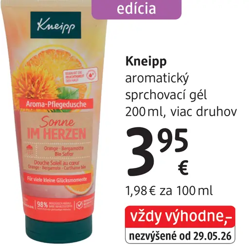 Kneipp aromatický sprchovací gél