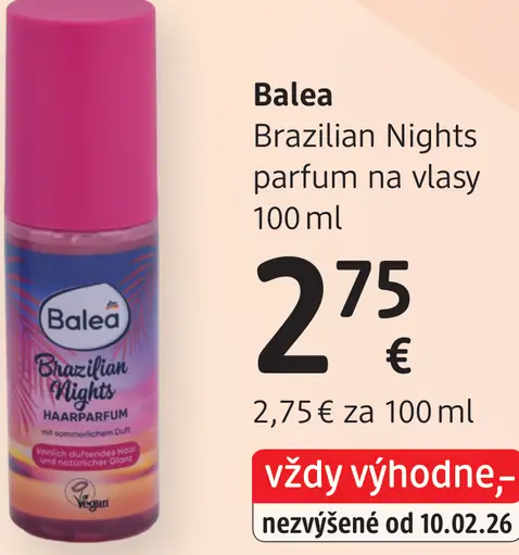 Balea Brazilian Nights parfum na vlasy