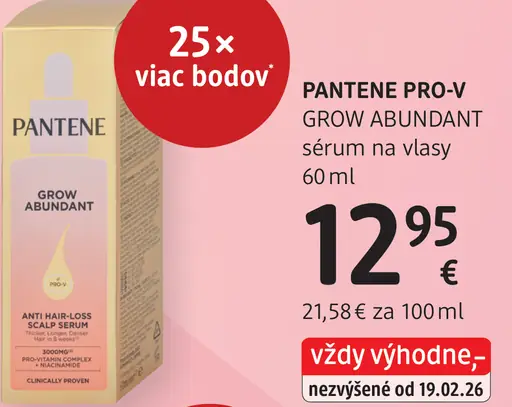 Pantene Pro-V Grow Abundant sérum na vlasy