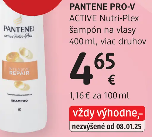 Pantene Pro-V Active Nutri-Plex šampón na vlasy
