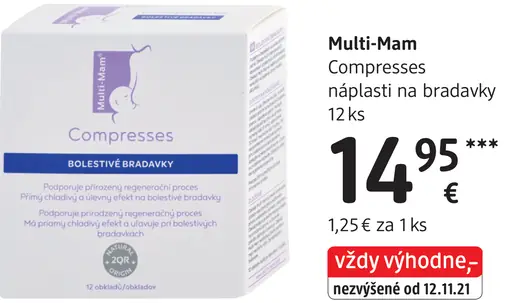 Multi-Mam Compresses náplasti na bradavky