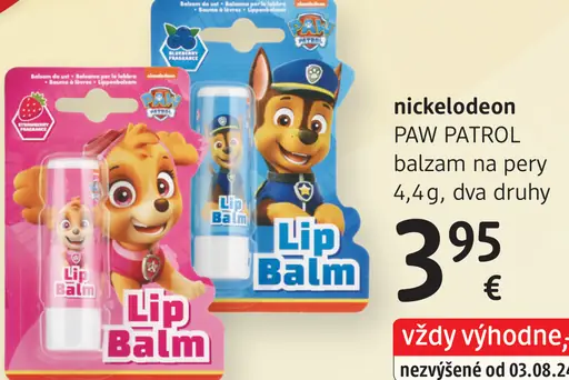 Nickelodeon PAW PATROL balzam na pery