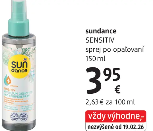 Sundance SENSITIV sprej po opaľovaní