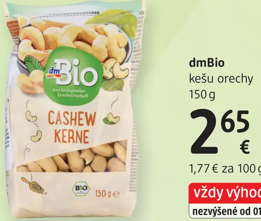 DmBio kešu orechy