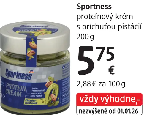 Sportness proteínový krém