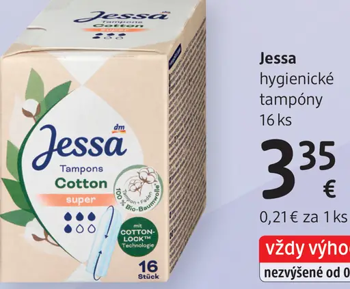 Jessa Cotton Super hygienické tampóny