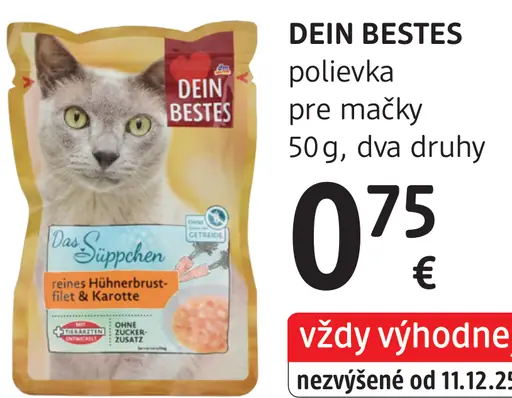 DEIN BESTES polievka pre mačky