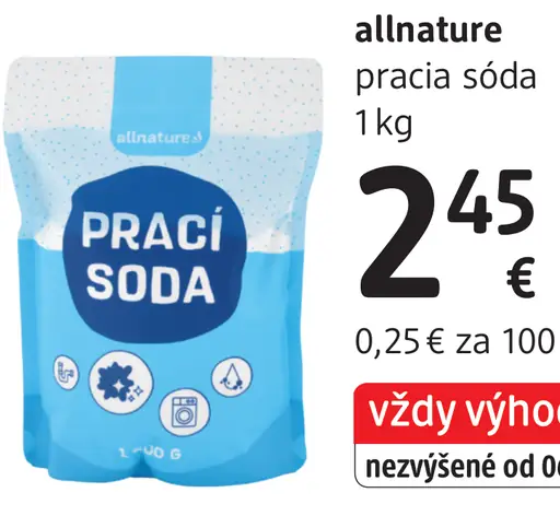 Allnature pracia sóda
