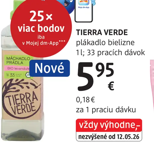 TIERRA VERDE plákadlo bielizne