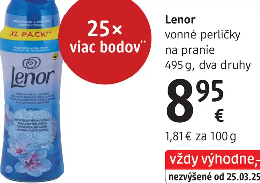 Lenor vonné perličky na pranie