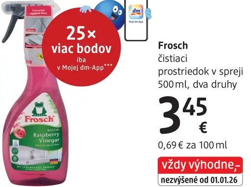Frosch čistiaci prostriedok v spreji