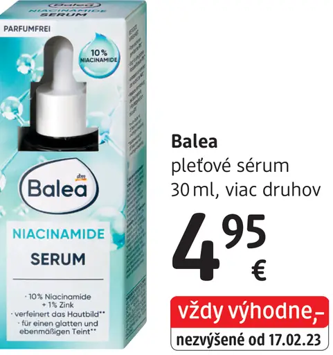 Balea pleťové sérum