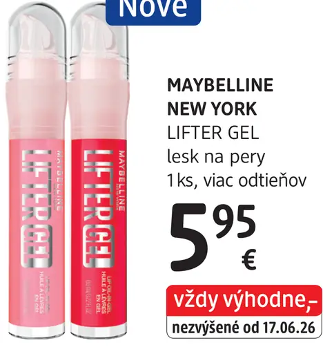 Maybelline New York Lifter Gel lesk na pery