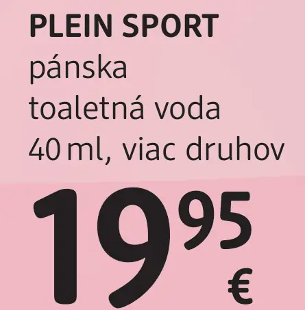 Plein Sport pánska toaletná voda