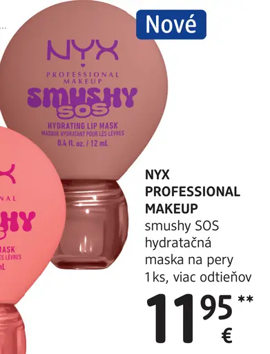 NYX Professional Makeup Smushy SOS hydratačná maska na pery