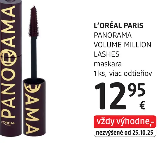 L'Oréal Paris Panorama Volume Million Lashes maskara