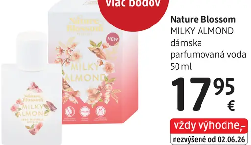 Nature Blossom Milky Almond dámska parfumovaná voda
