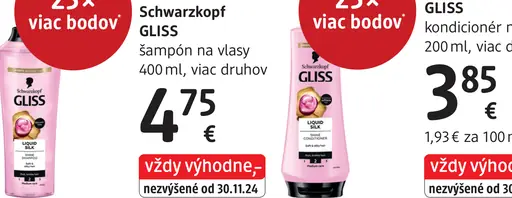 Schwarzkopf Gliss Šampón na vlasy