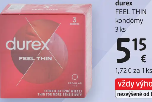 Durex Feel Thin kondómy
