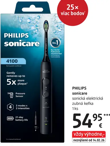 Philips Sonicare 4100 sonická elektrická zubná kefka